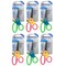 5" Anti-Microbial Kids Scissors, Blunt, Assorted Colors (No Color Choice), Pack of 6